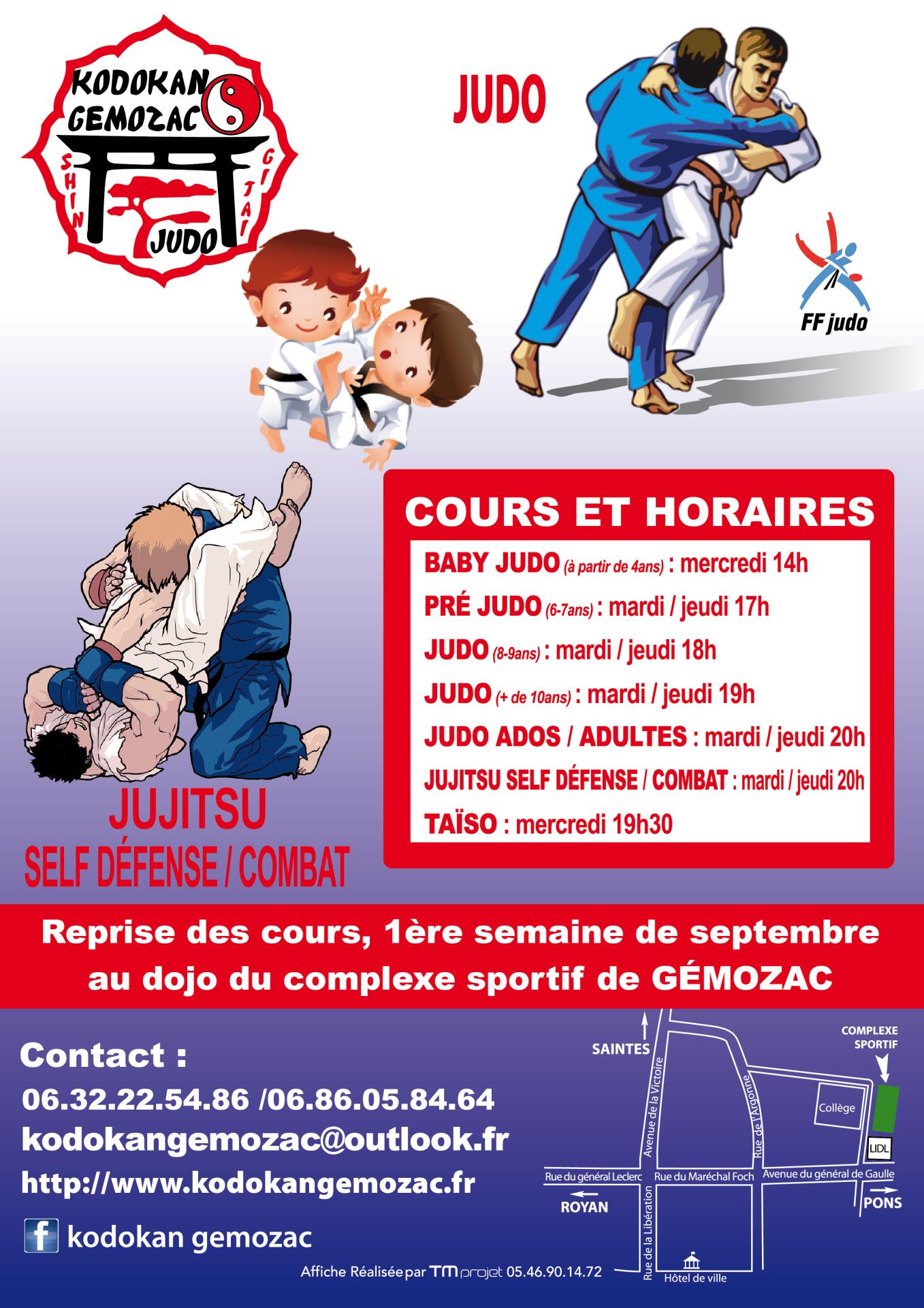 Affiche a4 judo 2024